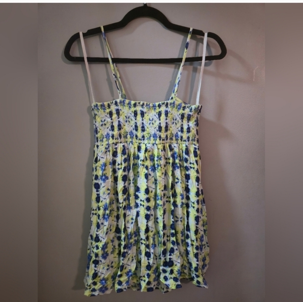 NWT Small AE Floral Mini Dress Summer Cottagecore Coquette Y2k Festival Flowy - Picture 5 of 5